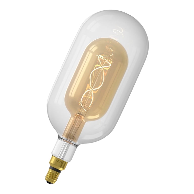 Calex SUNDSVALL LED Fusion Tube DG150GD 220-240V 3W 250lm E27, clear/gold 2200K dimmable, energy label A+