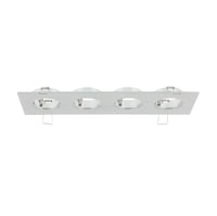 LUMIKO LED-IA-4VRH - Verona inbouwarmatuur, rechthoek, 4voudig, 80x266