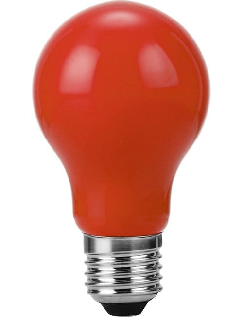 LED E27 Fila GLS A60x105 230V 1W AC Red Non-Dim
