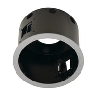 AIXLIGHT PRO 1 FLAT FRAME ROUND zi.grijs/zwart