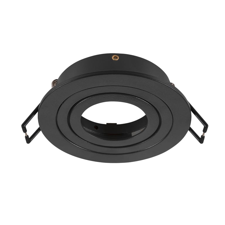 NEW TRIA® 75, plafondinbouwring, D: 9.3 H: 2.6 cm, IP20, schwarzzwart