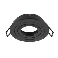 NEW TRIA® 75, plafondinbouwring, D: 9.3 H: 2.6 cm, IP20, schwarzzwart