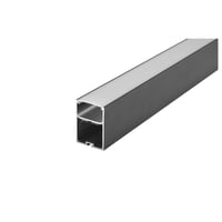 GLENOS Prof. profiel 4970, cover, zwart 2m