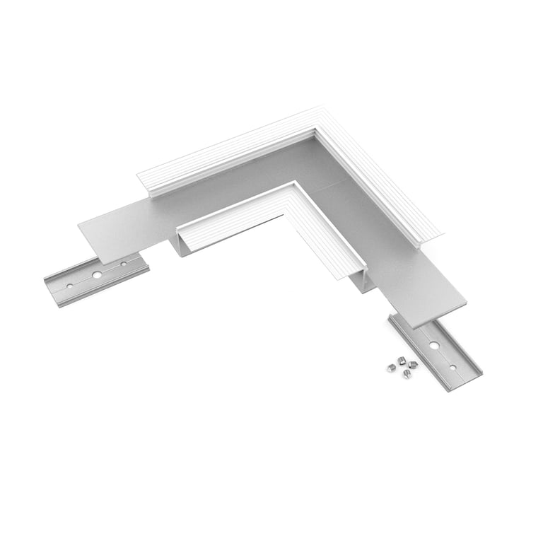 LUMIKO P30-02-H90-W - Profiel hoek 90 graden, voor Prof 30-02 opbouw w