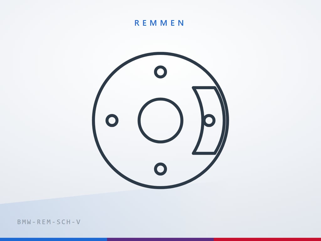 Remschijvenset vooras M Sport - geventileerd 348 mm