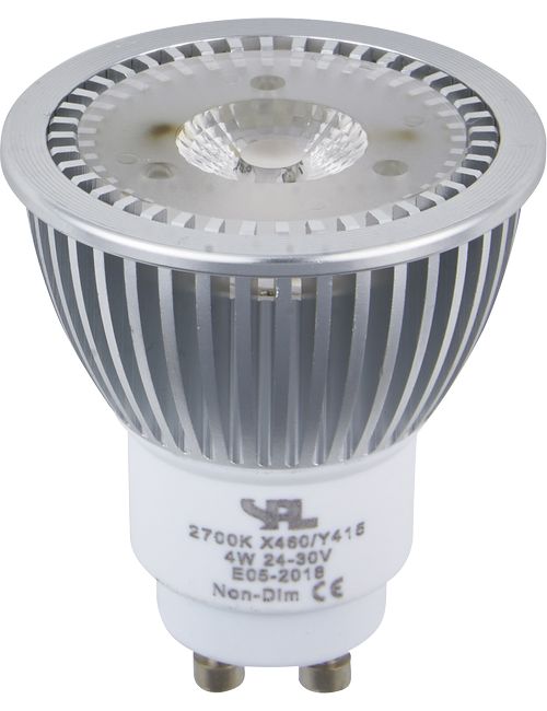Masterlight - LED GU10 MR16 50x58 24-30V 280Lm 4W 827 38° DC 30Khrs Non-Di SL641702827