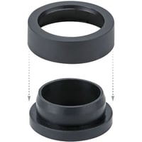Rubber Ring for E27 base (water resistant) Black 2 parts