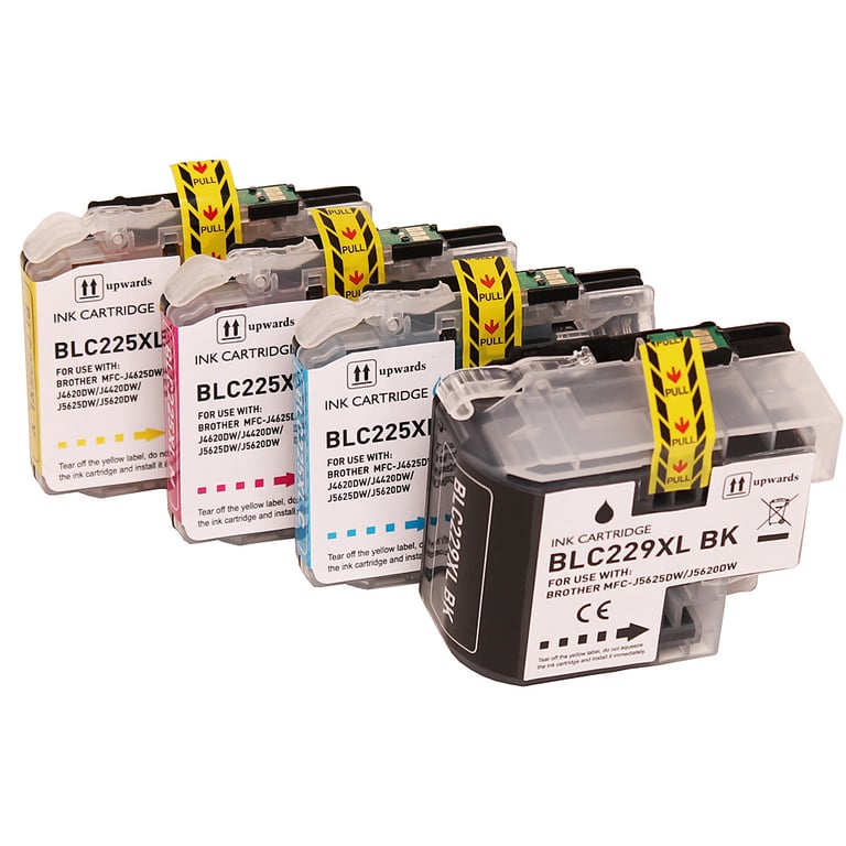 Brother LC-229XXL / Brother LC-225XL multipack huismerk - 4 kleurenbundel extra hoge capaciteit huismerk
