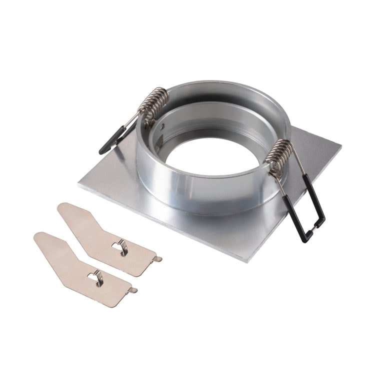 NEW TRIA® 68, plafondinbouwring, L: 8.2 B: 8.2 H: 2.6 cm, IP20, alumin