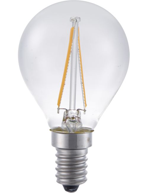 Masterlight - LED E14 Fila Ball G45x75 230V 150Lm 1.9W 821 AC Clear Non-Di SL147215021