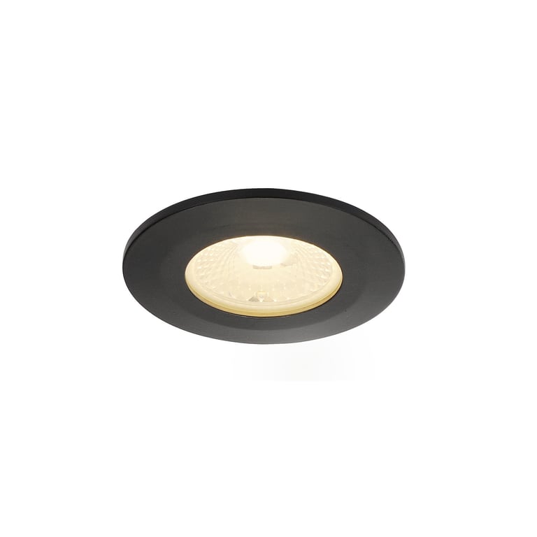 Sierframe F-LIGHT vlak rond zwart