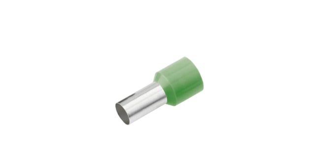 Geïsoleerde Adereindhuls, DIN 46228, 50mm², lengte 16mm, olijfgroen
