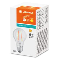 LED CLASSIC A V 6.5W 827 Clear E27