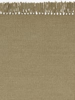 Kvadrat vloerkleed Kelim Coloured Fringes Groen Bruin C2626
