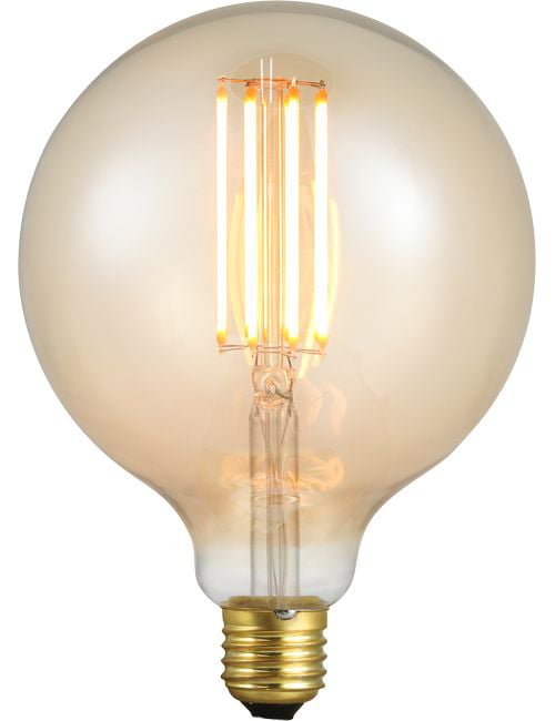 Masterlight - LED E27 Fila Globe G125x180 230V 550Lm 8W 920 AC Gold Dim SLF023825655