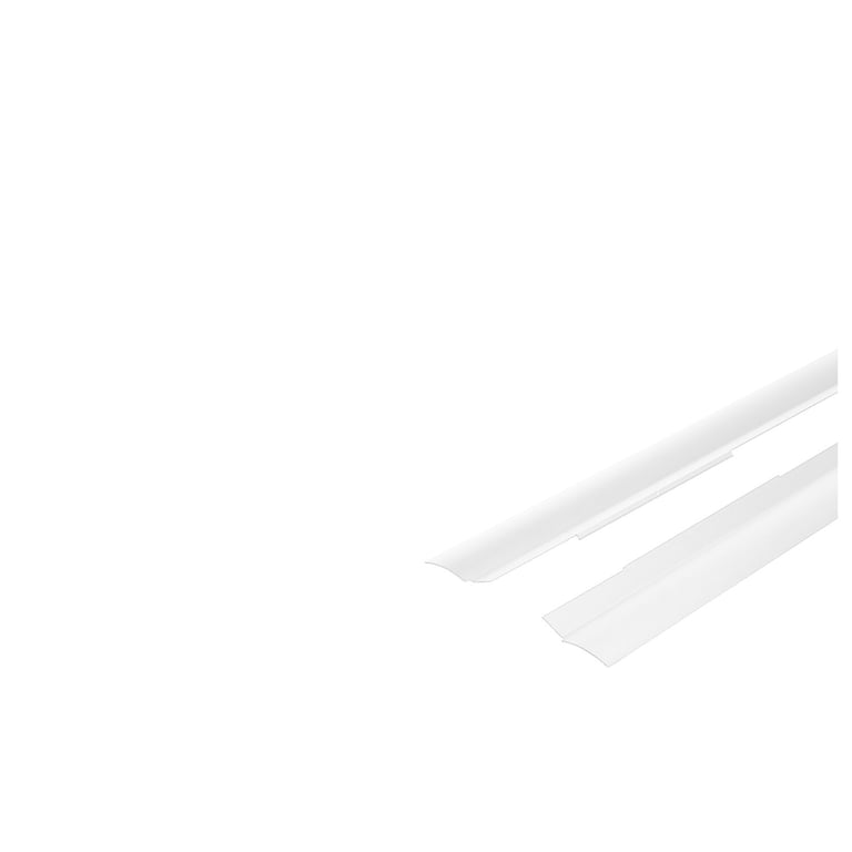 GLENOS indus. profiel reflector Set mat wit 2st