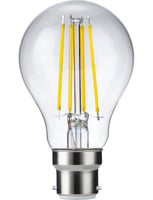 LED Ba22d Fila GLS A60x105 230V 806Lm 8W 827 AC Clear Dim