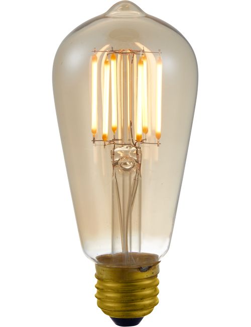 Masterlight - LED E27 Fila Rustika ST58x130 230V 400Lm 5.5W 920 AC Gold Di SLF023860505