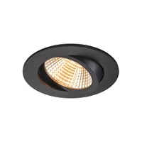 NEW TRIA® 95, plafondinbouwring, D: 11 H: 2.6 cm, IP20, zwart