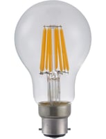 LED Ba22d Fila GLS A60x105 230V 520Lm 6.5W 925 AC Clear Dim