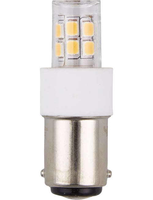 LED Ba15d Tube T17x47 230V 255Lm 2.1W 827 AC Clear Non-Dim