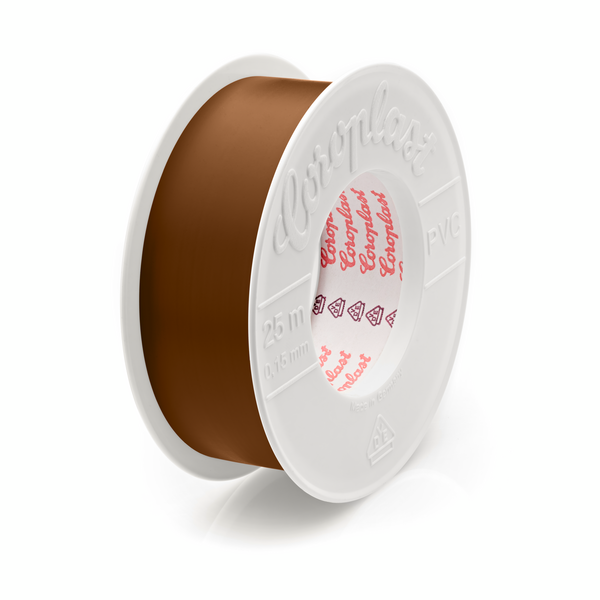 Coroplast 302 tape 30mmx25m bruin