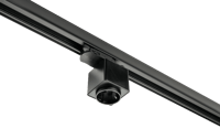 ShopLine stopcontact zwart voor rail 3-fasen