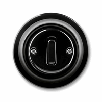 Drukcontact Decento zwart porselein