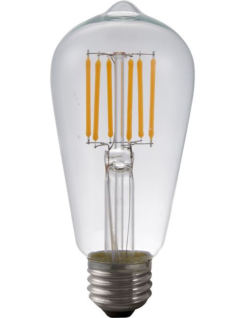 Masterlight - LED E27 Fila Rustika ST58x130 230V 470Lm 5.5W 925 AC Clear D SLF023860502