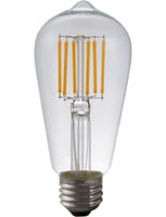 Masterlight - LED E27 Fila Rustika ST58x130 230V 470Lm 5.5W 925 AC Clear D SLF023860502