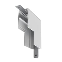 L-verbinder mechanisch, 48V TRACK, voor opbouwrail diep, stereo, wit