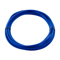 Textielkabel, 3-polig, 5m, blauw