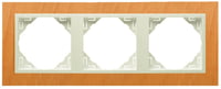 Efapel arbore/hout afdekr. 3v beukenhout/parel