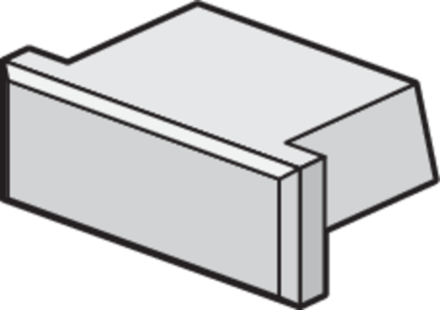 Niko - 2 pvc-eindstukken