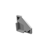 GRAZIA 10 EDGE, eindkap aluminium