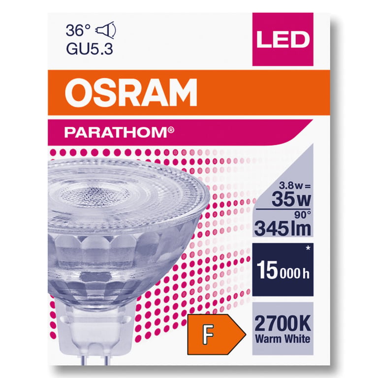 PARATHOM® MR16 35 36 ° 3.8 W/2700 K GU5.3