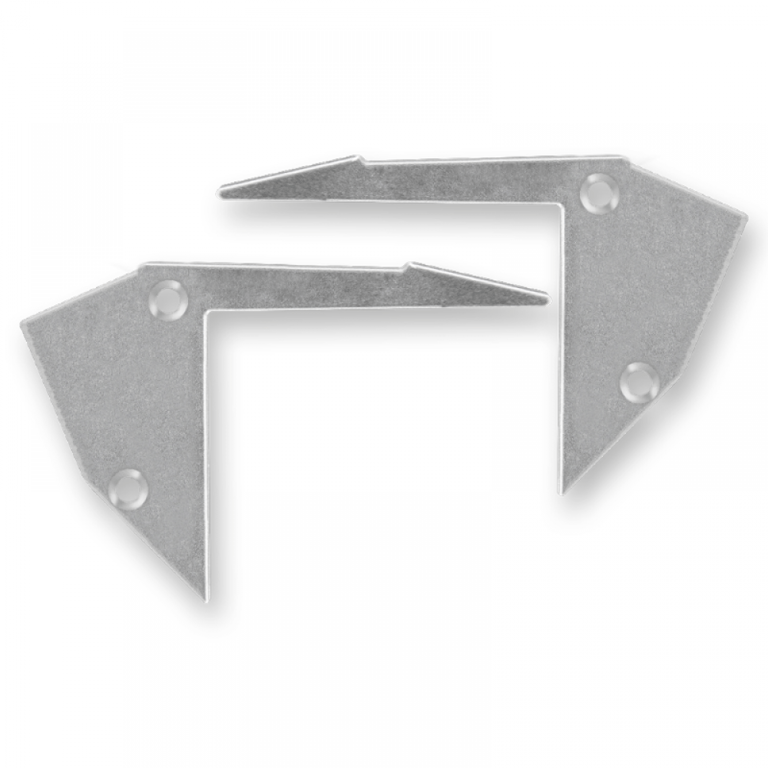 E83 Eindkap Aluminium voor profiel SP1 rechts/links incl. screw