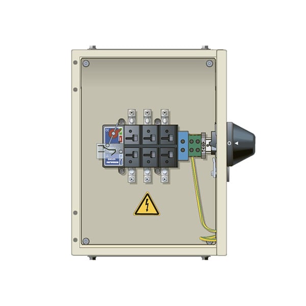 ESWM5 werkschakelaar3p+hc. 160A/415V FL21 grijs IP65