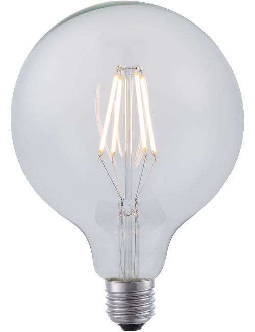 Masterlight - LED E27 Fila Globe G125x180 230V 810Lm 8W 827 AC Clear Dim SL272575927