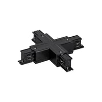 3-Fase rail, X-koppelstuk, zwart
