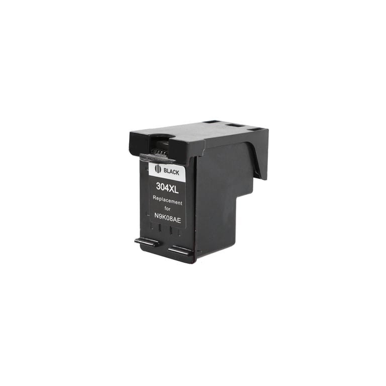 HP 304XL (N9K08AE) BK inktcartridge zwart hoge capaciteit huismerk - met inktlevels