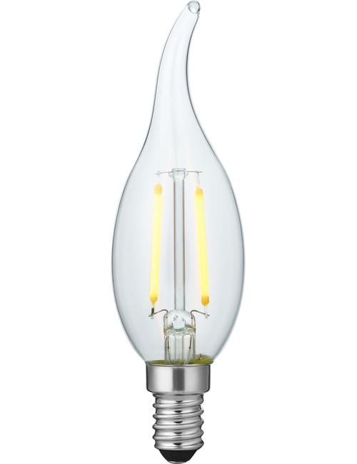 LED E14 Fila Tip Candle C35x120 230V 140Lm 1.5W 922 AC Clear