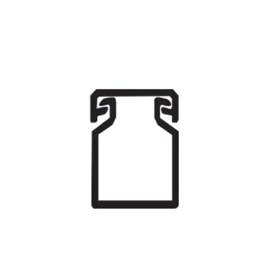 Efapel bedradingskoker grijs b25mm-h60mm-l2