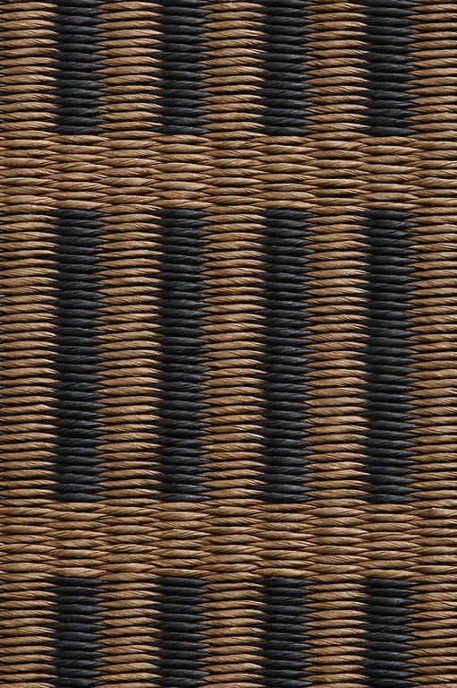 Design vloerkleed Woodnotes New York Willow Brown - Black 1184509