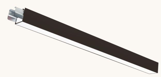 Lineal 80 840 Zwart D 1290/1340lm 3000/4000K Ra>80 DALI-2