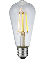LED E27 Fila Rustika ST64x140 230V 650Lm 8W 925 AC Clear Dim