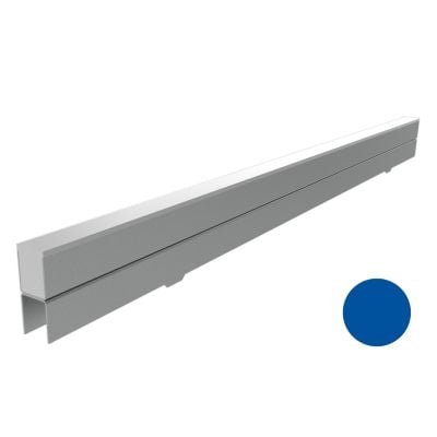 liniLED DECO-PUH-BL40CM - liniLED®PU H-Profiel Blauw type Deco 0,4m