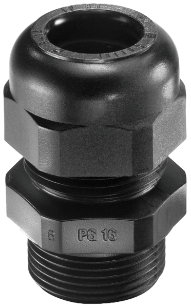 Wiska SKV36/14 wartel PG36 zwart