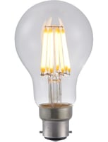 LED Ba22d Fila GLS A60x105 230V 540Lm 6.5W 927 AC Clear Dim