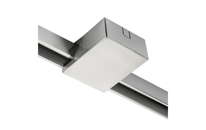 Zip 230V verplaatsbare voeding geborsteld staal